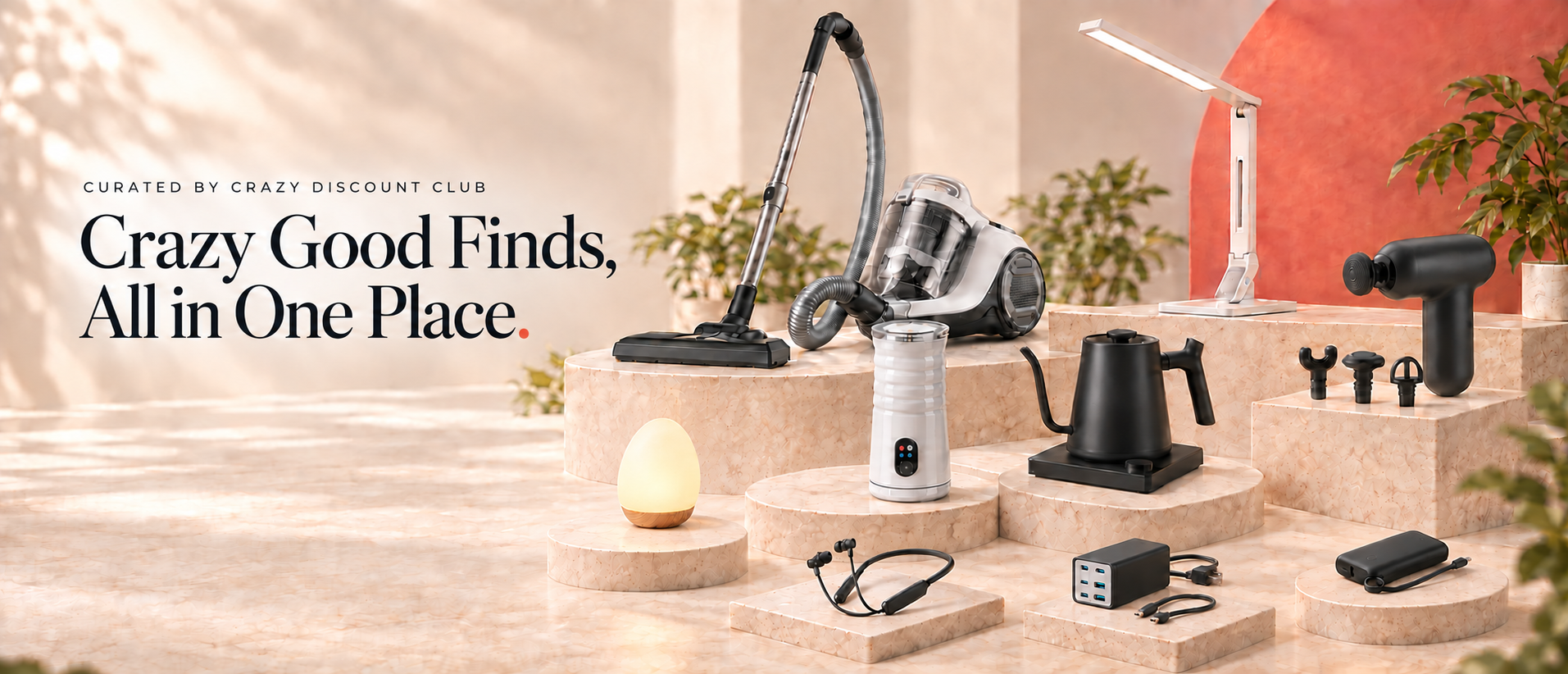 Crazy Discount Club curated everyday products
